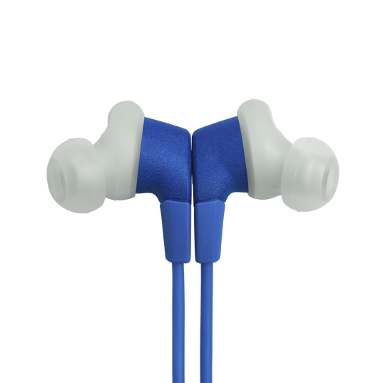 JBL Endurance Run 3 - Blue - Wired Sport Headphones - Front