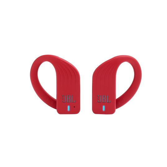 JBL Endurance PEAK - Red - Waterproof True Wireless In-Ear Sport Headphones - Front