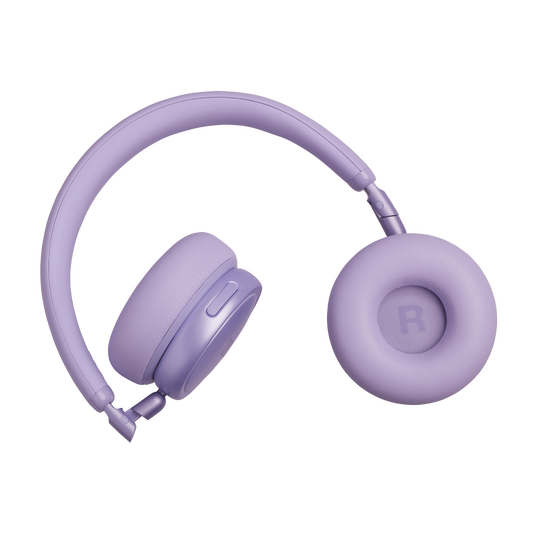 JBL Live 680NC - Purple - Wireless on-ear Noise Cancelling headphones - Detailshot 2