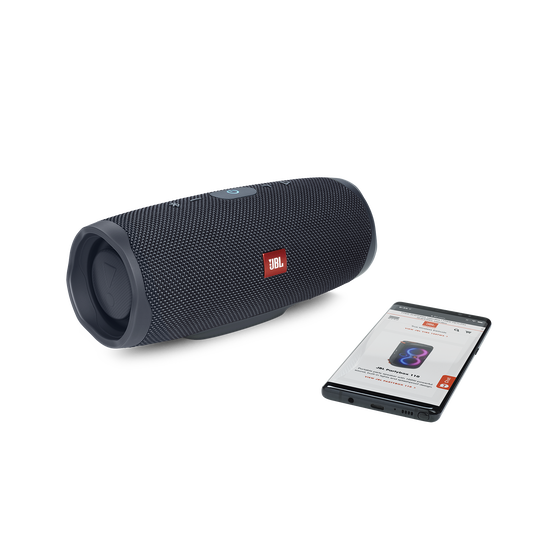 JBL Charge Essential 2 - Gun Metal - Portable Waterproof Speaker with Powerbank - Detailshot 1