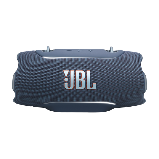 JBL Xtreme 5 - Blue - Portable waterproof speaker with massive legendary JBL sound, ambient edge lighting, and a convenient shoulder strap - Front