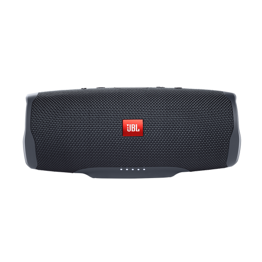 JBL Charge Essential 2 - Gun Metal - Portable Waterproof Speaker with Powerbank - Front