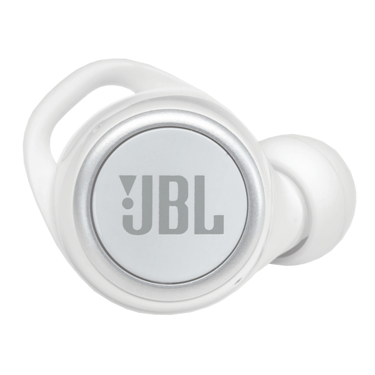 JBL Live 300TWS - White Gloss - True wireless earbuds - Detailshot 1