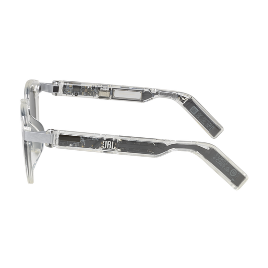 JBL Soundgear Frames Round - Pearl - Audio Glasses - Left