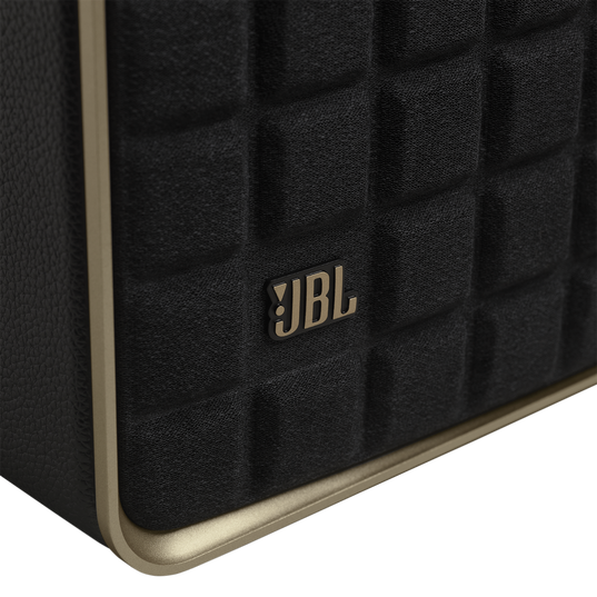 JBL Authentics 200 - Black - Smart home speaker with Wi-Fi, Bluetooth and Voice Assistants with retro design - Detailshot 3