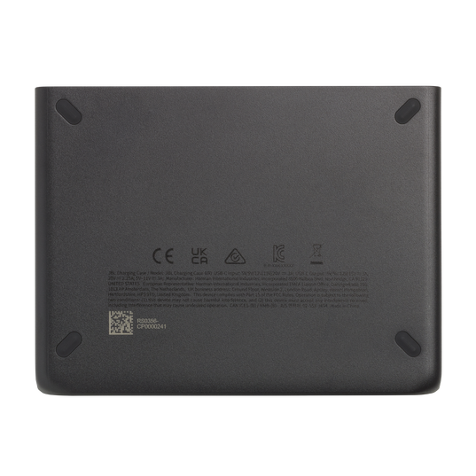 JBL Battery 600 Duo with Charging Case - Black - Two easy-to-replace spare batteries with charging case - Bottom