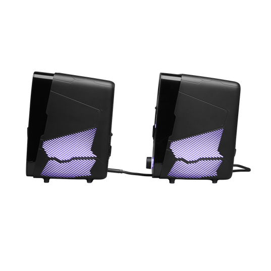 JBL Quantum Duo - Black Matte - PC Gaming Speakers - Left
