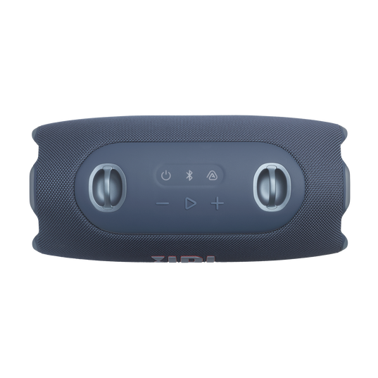 JBL Xtreme 5 - Blue - Portable waterproof speaker with massive legendary JBL sound, ambient edge lighting, and a convenient shoulder strap - Top