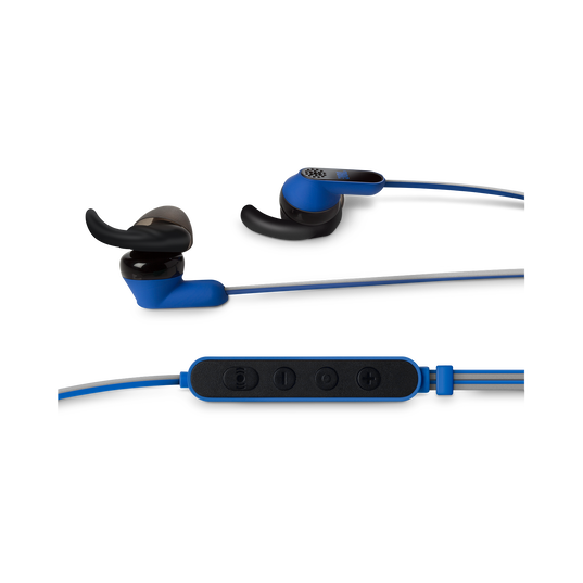 Reflect Aware - Blue - Lightning connector sport earphone with Noise Cancellation and Adaptive Noise Control. - Front