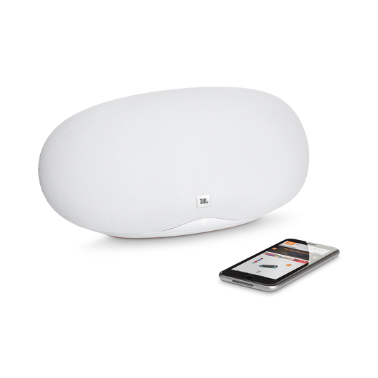 JBL Playlist - White - Wireless speaker with Chromecast built-in - Detailshot 1