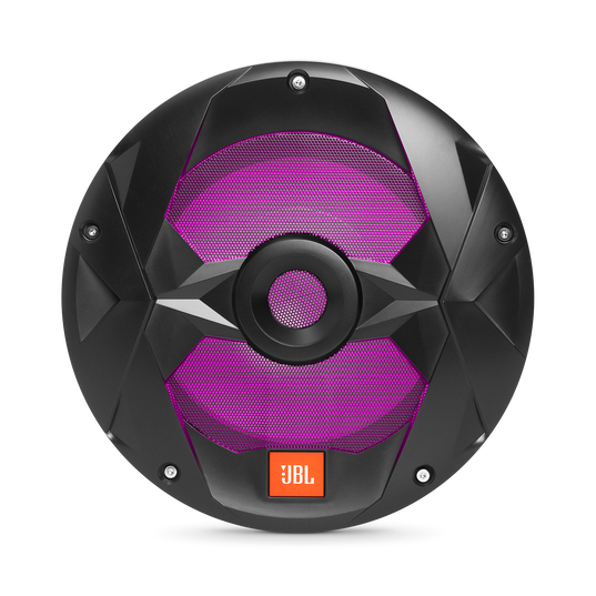Club Marine MS10LB - Black Matte - Club Marine MS10LB&mdash;10" (250mm) marine audio multi-element subwoofer with RGB lighting &ndash; Black - Detailshot 2