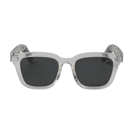JBL Soundgear Frames Square - Pearl - Audio Glasses - Front