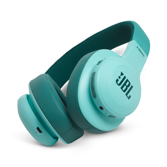 JBL E55BT - Teal - Wireless over-ear headphones - Hero