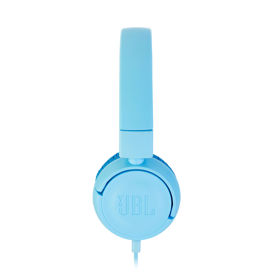 JBL JR300 - Ice Blue - Kids on-ear Headphones - Detailshot 1