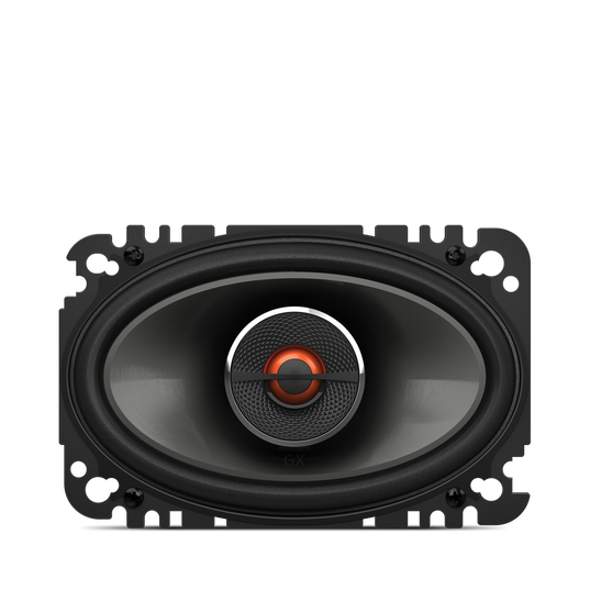 GX642 - Black - 4" x 6" coaxial car audio loudspeaker, 120W - Front
