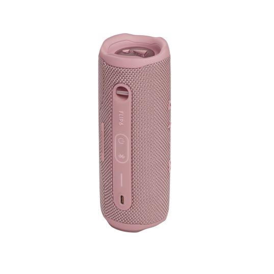 JBL Flip 6 - Pink - Portable Waterproof Speaker - Back