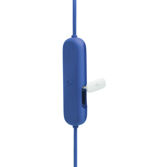 JBL Endurance Run 3 Wireless - Blue - Wireless Sport Headphones - Left