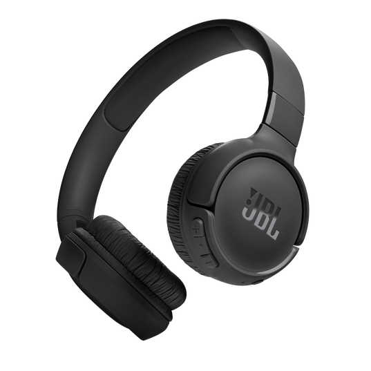 JBL Tune 520BT - Black - Wireless on-ear headphones - Hero