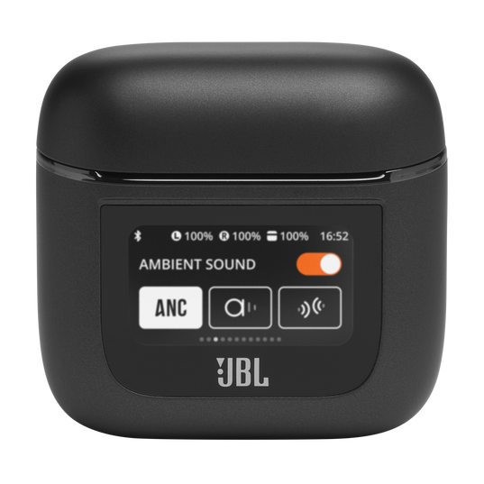 JBL Tour Pro 2 - Black - True wireless Noise Cancelling earbuds - Front