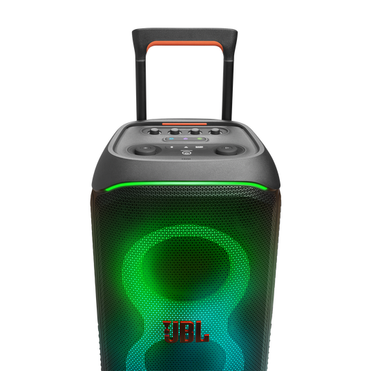JBL PartyBox Stage 320 - Black - Portable party speaker with wheels - Detailshot 7