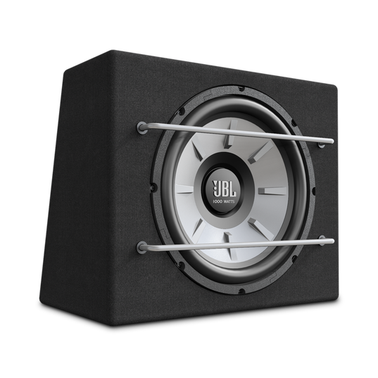 JBL Stage 1200B Subwoofer - Black - Sealed slim enclosure with 12" (300mm) subwoofer - Hero