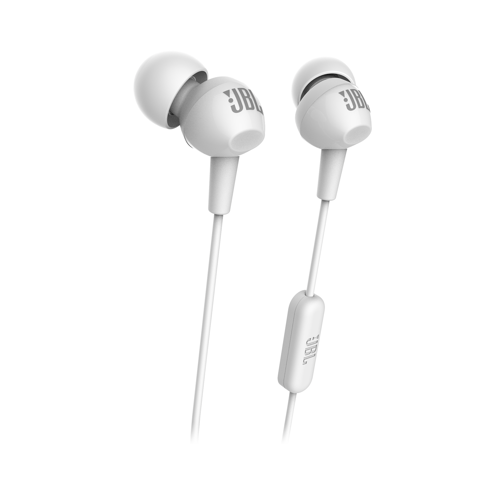 C150SI - White - JBL C150SI In Ear Headphones - Hero