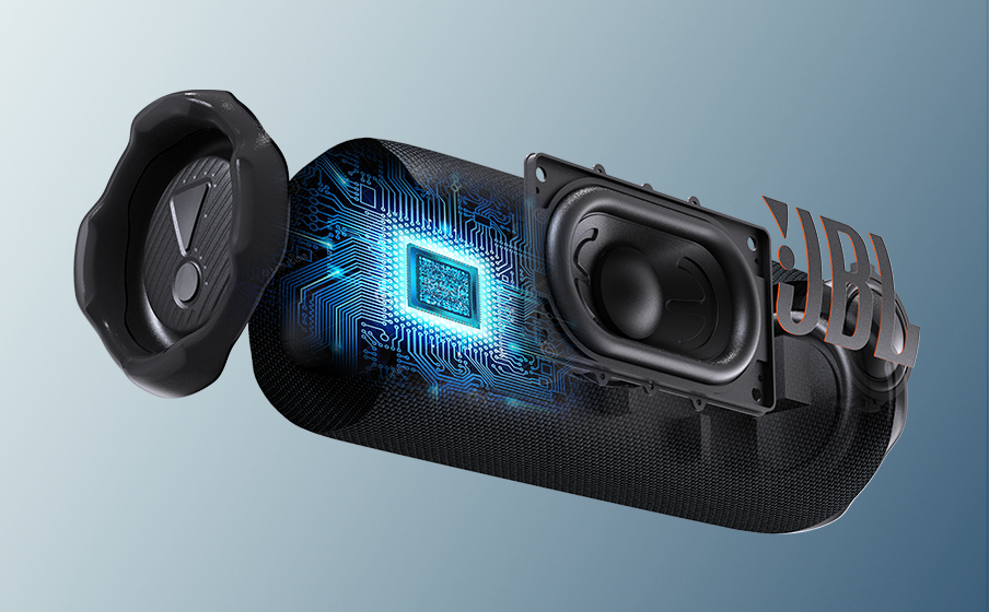 Bold JBL Pro Sound with AI Sound Boost