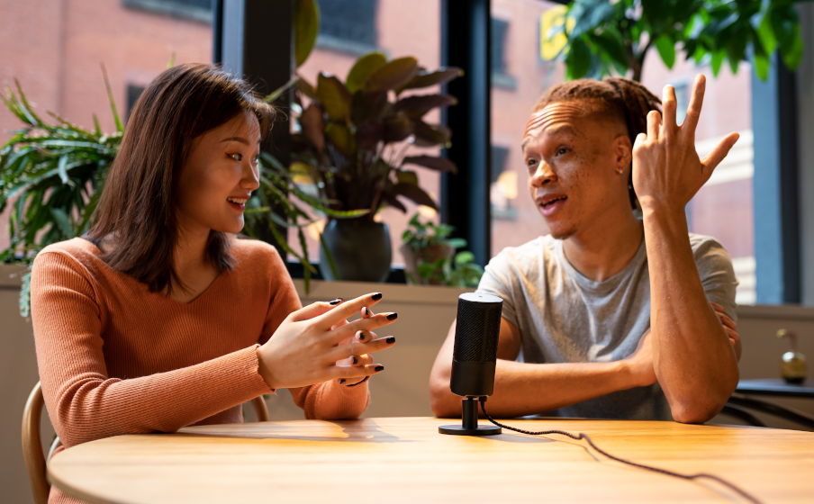 Two selectable voice pick-up patterns